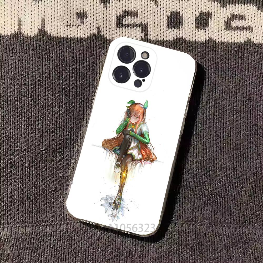 

Umamusume Silence Suzuka Phone Case For iPhone17 16 15 14 13 12 11 Pro Xs Max Mini Plus Antislip Shockproof Hard iPhone16pro