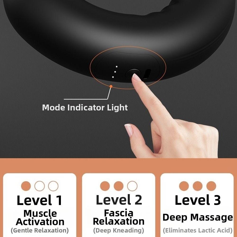 Rechargeable Cordless Massage Roller Percussion Rolling Percussive Massager  Muscle Recovery