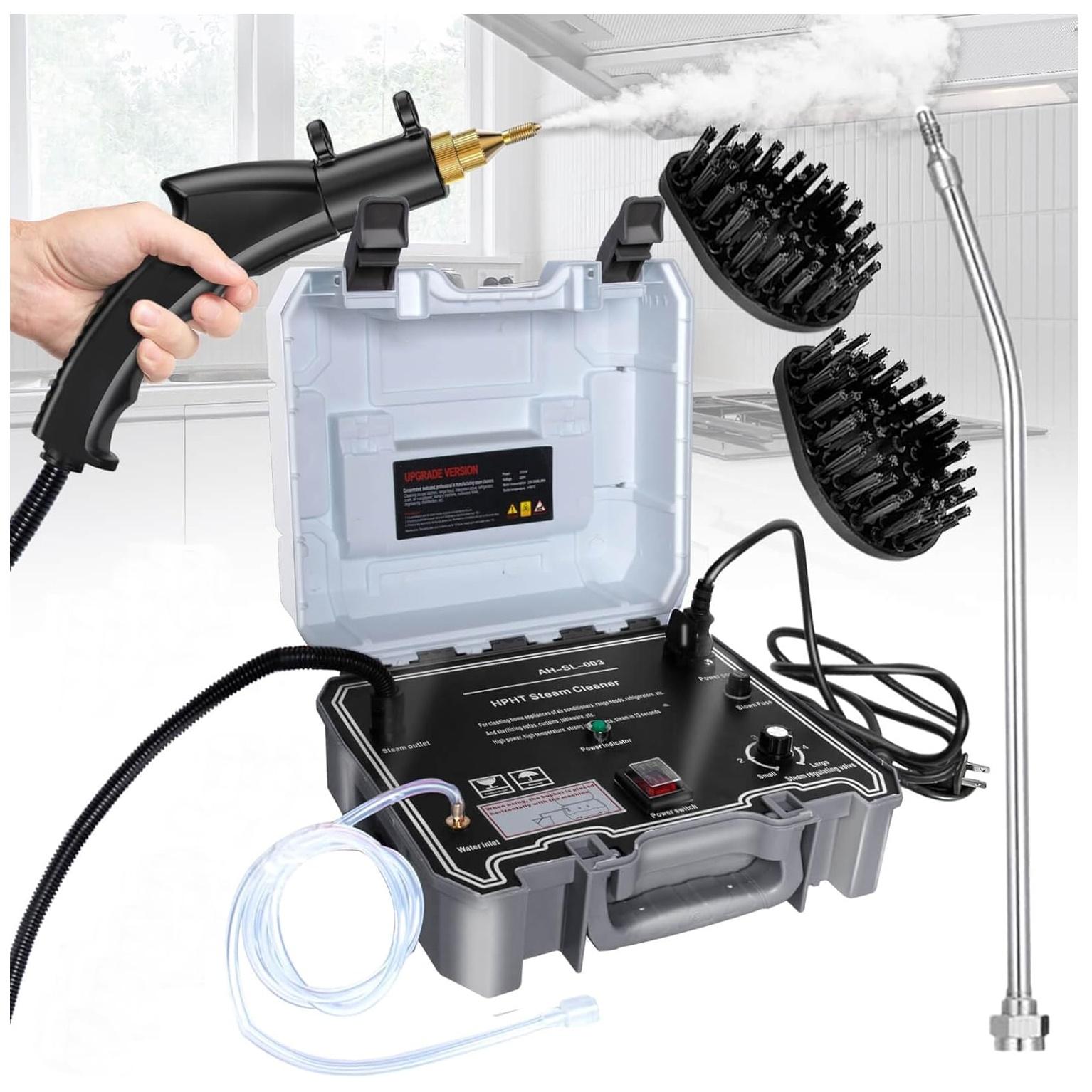 

Ручной Портативный Пароочиститель Кухонный Высокотемпературный Паровой Очиститель Под Давлением Безрезервуарный и Сверхмощный Отпариватель слоновая кость