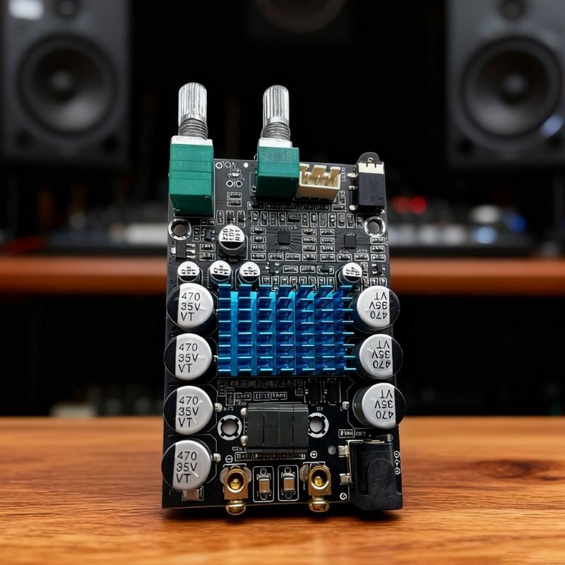 Placă amplificator mono subwoofer eficientă TPA3116, putere 120W, oferind distorsiuni scăzute pentru aplicații audio profesionale
