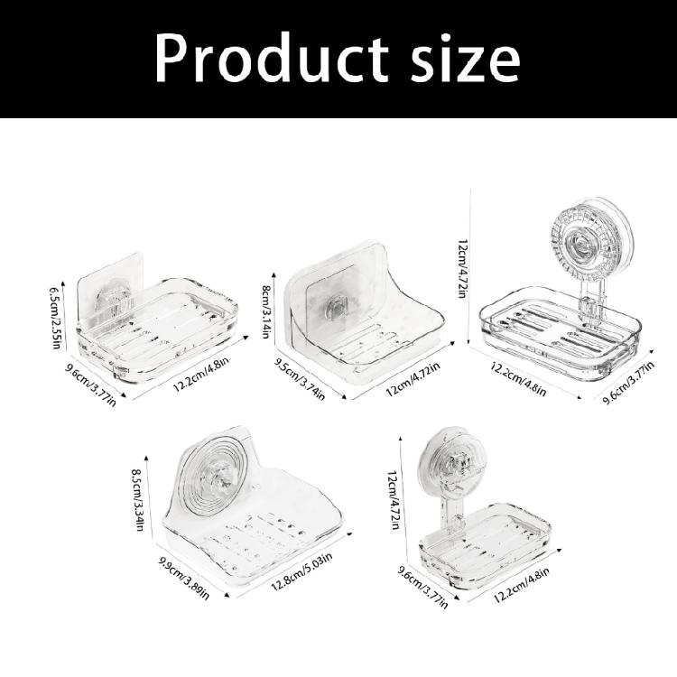 Practical Soap Storage Solution Wall Mounted Soap Dish with Drainage Holes for Clean and Accessible Bathroom Environment