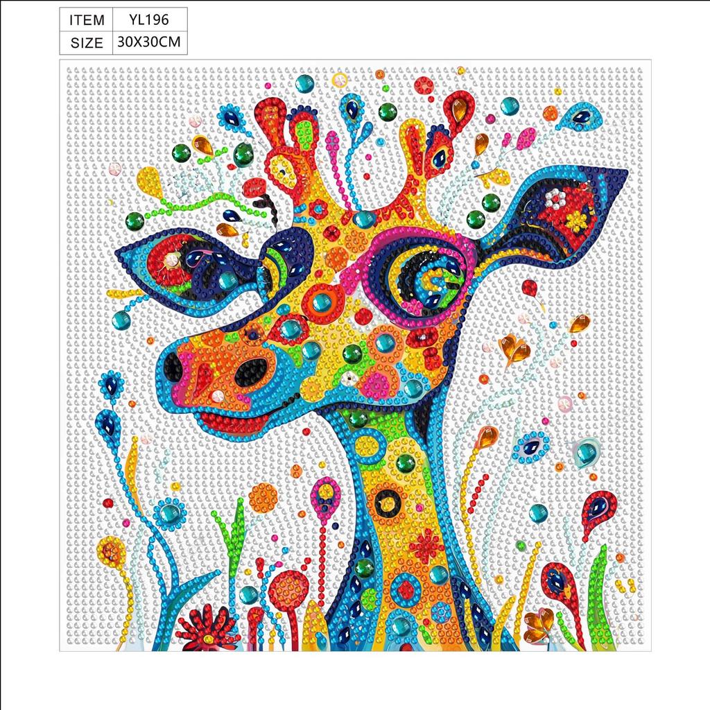 30 * 30 Special-shaped Diamond Painting Full of Diamonds Handmade Sticker Material Package, Diamond Sticker DIY Decorative Painting