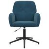 Swivel Chair 54 x 55 x 90 cm Blue Velvet