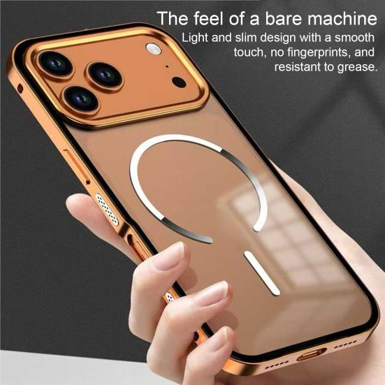 Magnetický kryt na telefon pro řadu IPhone 17 Kovový rám Ochranný kryt na telefon Rychlý odvod tepla Bezdrátové nabíjení Skořepina telefonu