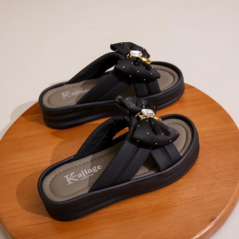 

[Customized] 2622 Sandals Women s 2025 New Summer Explosive Wear Versatile Thick Bottom Soft Bottom Increase Mori Sheping 40