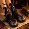 3D Realistische Grafik Crew Socken Halloween Neuheit für Damen Herren, Kürbis/Eule/Schwarze Katze/Geist/Eule/Drache Bequem Elastisches Bein Cosplay Party,