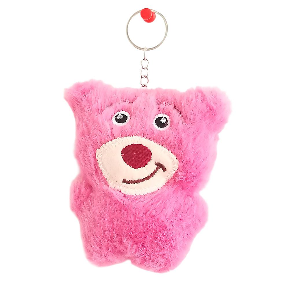 Lotso Plush Keychain Soft Toy Car Pendant Gift For Kids And Teens