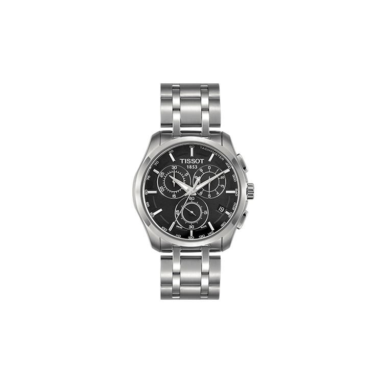 TISSOT Kutu Collection Quartz Movement 100m Water Resistance Men's Watches Watch 41mm Black Dial T035.617.11.051.00