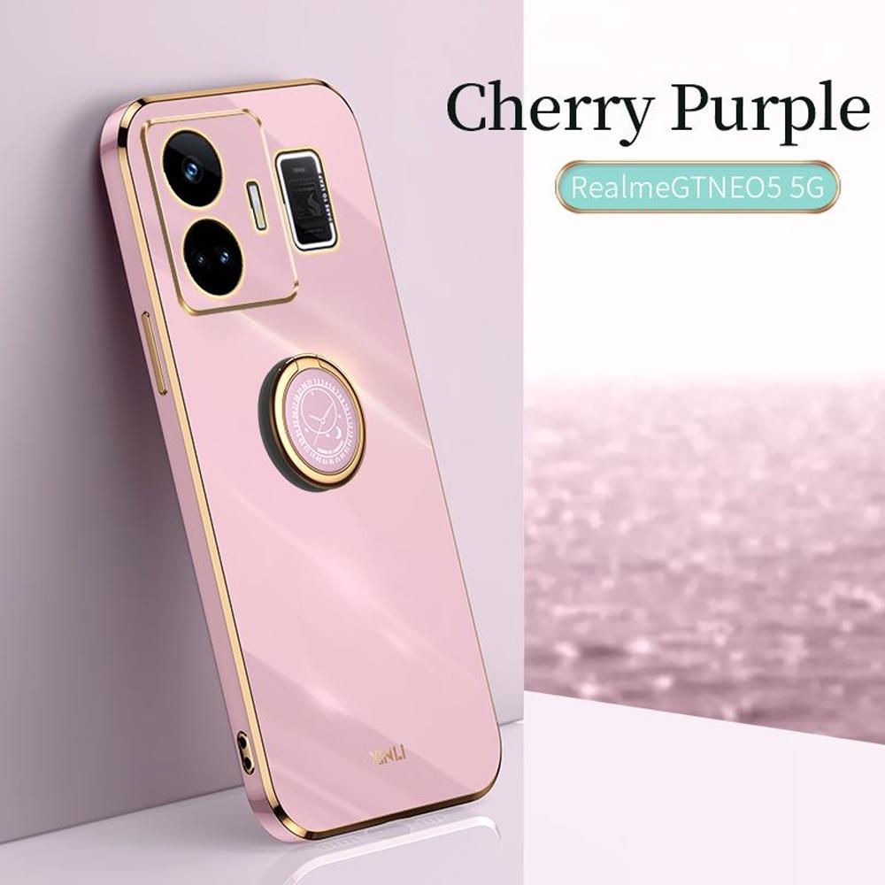 Pentru Husa Realme GT3 Husa Telefon Realme GT Neo 5 GT Neo5 240W Husă Spate RMX3708 RMX3706 RMX3709 Suport inel de lux cu placare pătrată