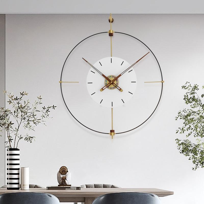 Modern Wall Clock Decorative Wall Watch Minimalist Nordic Luxury Aesthetic Large Clocks Silent Elegant Living Room Art Watches