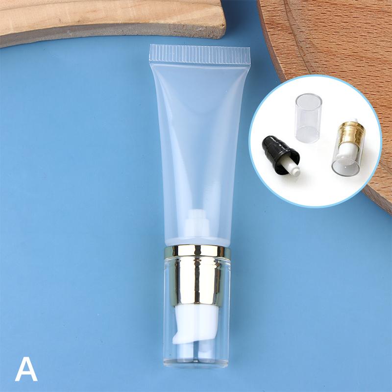 10G Průhledné měkké prázdné tuby na lesk na rty, nádobky na balzám na rty, plnitelné mini stlačovací kosmetické tuby, krém, pleťová voda, cestovní