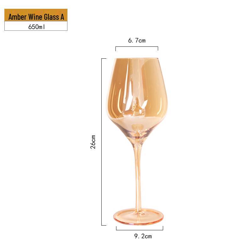 

Amber Stemmed Multi-Purpose Glass