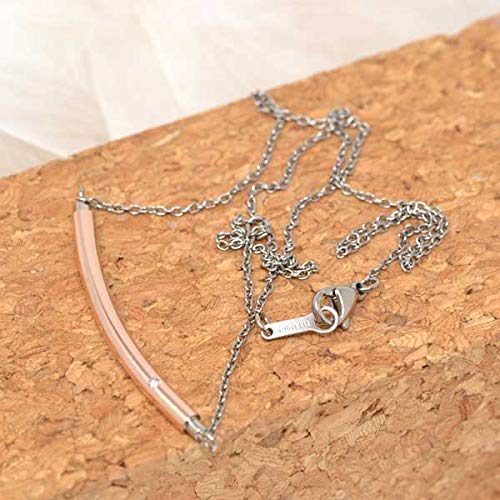 Fe-fe Phiten Fe-fe Titanium Necklace, Pink Gold, Women's, Size 44, Set of 2 (Necklace and Kotobuki Jewelry Polishing Cloth)