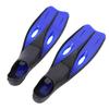 TUO Profesionální potápěčské ploutve Odolné PP & TPR Dlouhé ploutve Potápěčský tréninkový doplněk Modré M