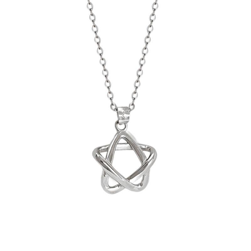 Star Necklace Simple Korean Style Collarbone Chain Versatile Fashion Star Necklace Women