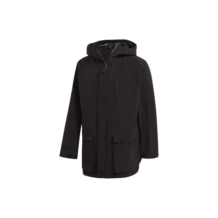 adidas Men s Y-3 Casual hooded Windproof Jacket Black GK4569 S