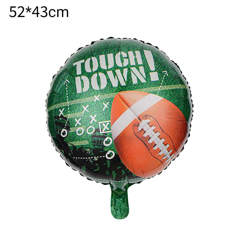 18 Inch Black And White Football Balloon Football Basketball Balloon Baseball Sports Aluminum Film Balloon European Cup Decorative Props