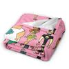 Totals Dramas Pink Fleece Throw Blanket Blanket for Bed Car Warm Quilt