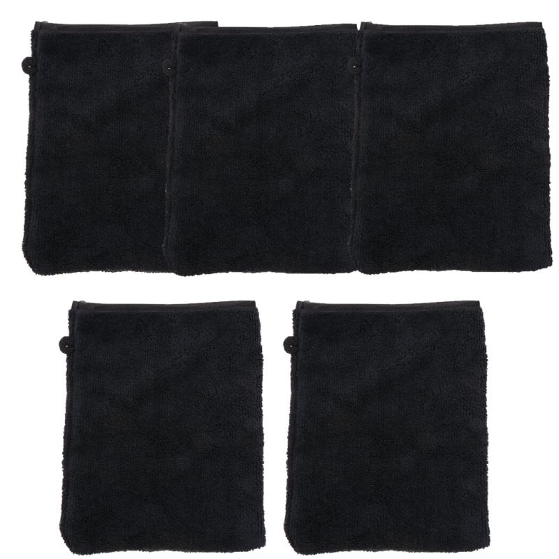 5Pack Microfiber Face Cleansing Gloves Soft Face Washcloths, Reusable Makeup Remover Wash Gloves Cloth 21x15CM