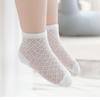 4Pairs Cotton Baby Ruffle Socks Hollow Toddle Short Socks Cute Kids Mesh Tube Socks  First Walkers