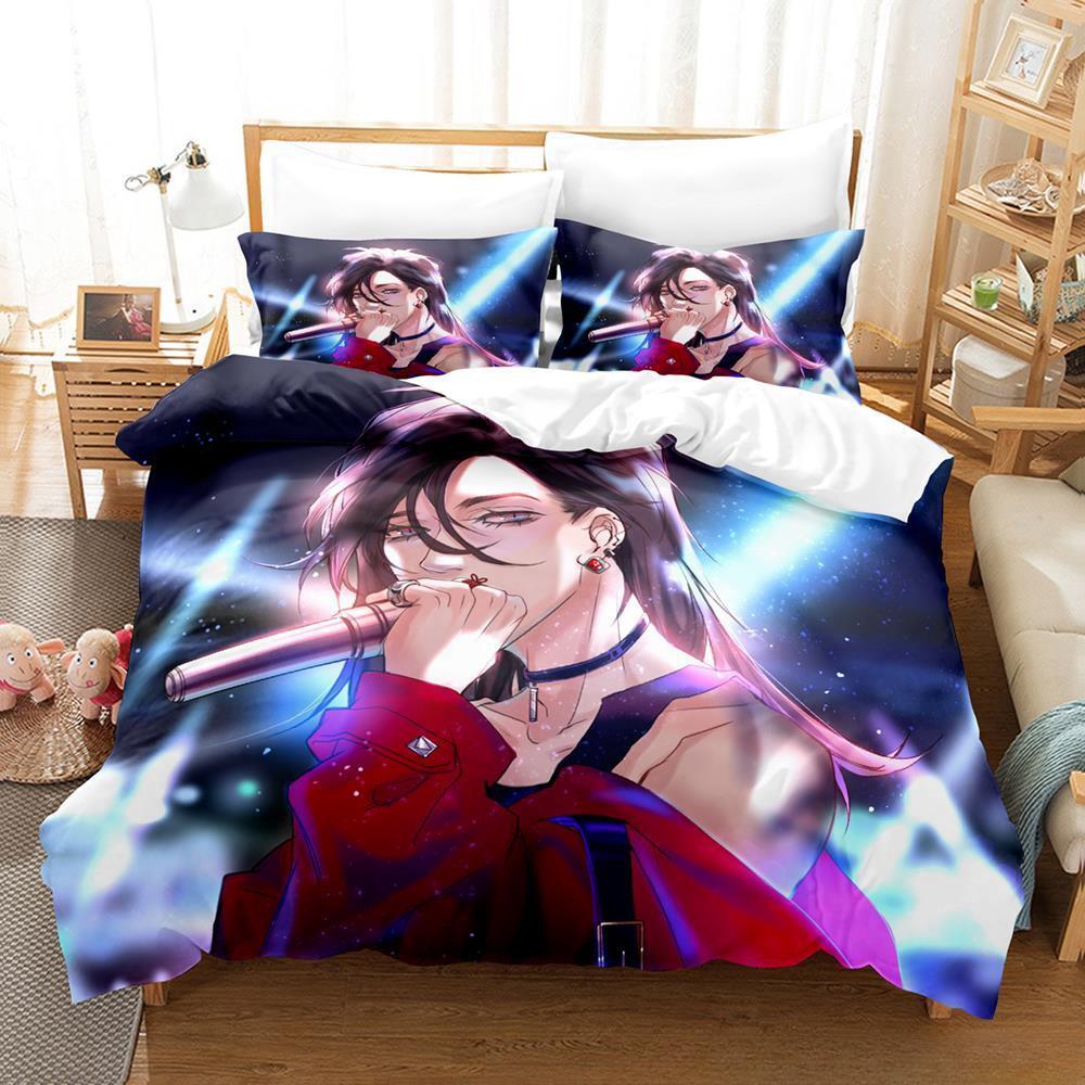 3d Print Heaven Official's Blessing Tian Guan Ci Fu Bedding Set Cartoon Anime Three-piece Set Adult Kid Bedroom Duvet Cover Sets