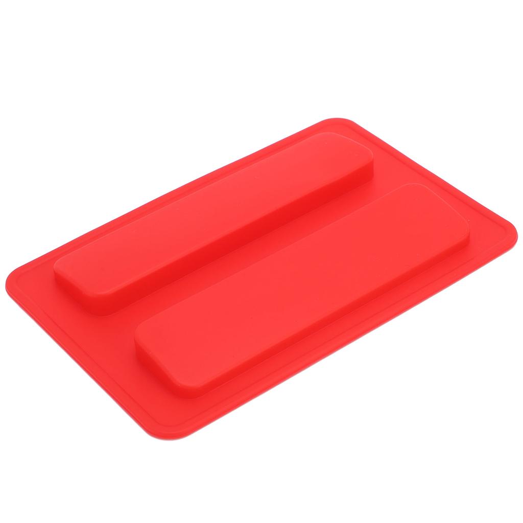 Silicone Toaster Cover 15.8x10.4x1.2cm Soft Flexible Reusable Bread Maker Lid for Home Red