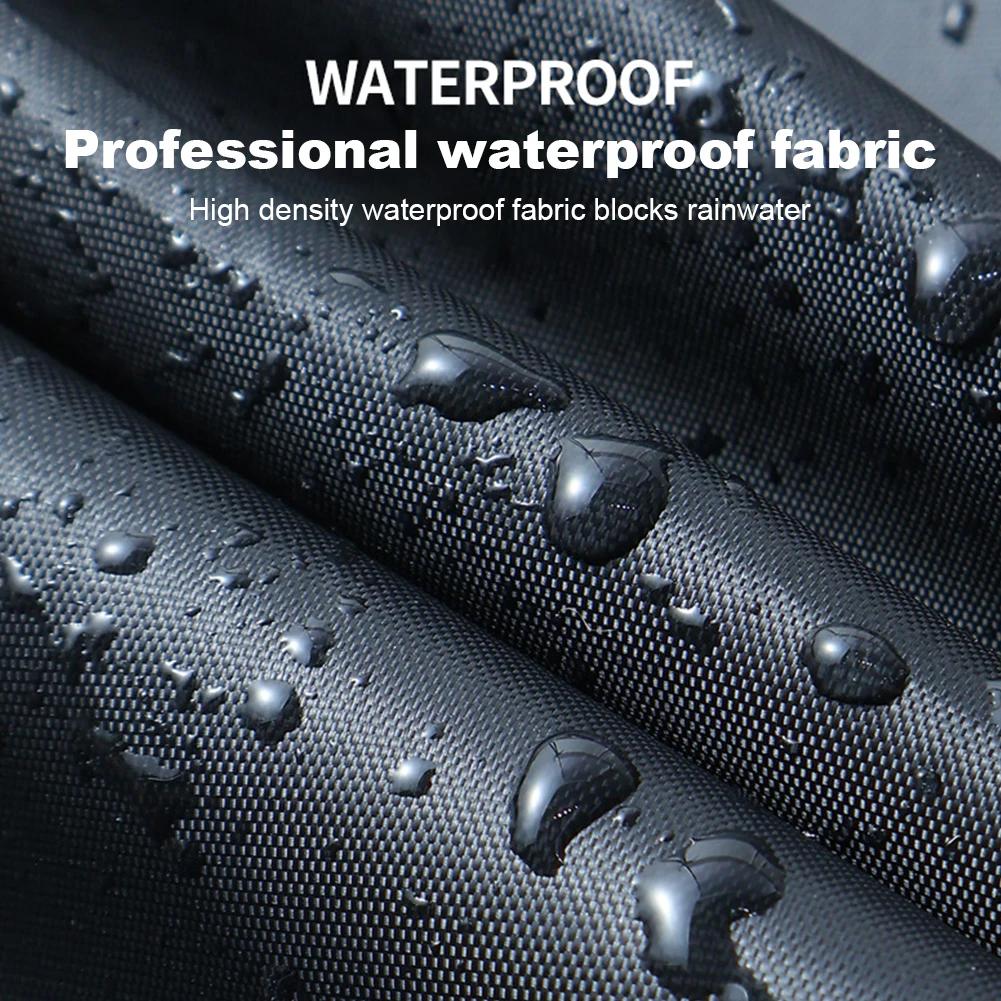 Motorcycle Cover 190T Outdoor Storage Waterproof & Anti-UV Scooter Motorbike Cover with Waterproof Membrane for All Season