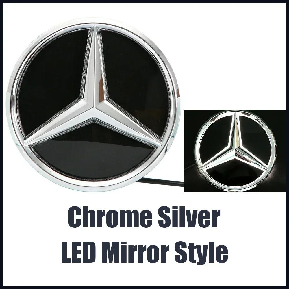 Neu Für Mercedes Benz Für Mercedes Benz A-Klasse W176 2016-2018 A180 A200 A250 Silber Und Schwarz 3D Effekt Stil Frontgrill Stern