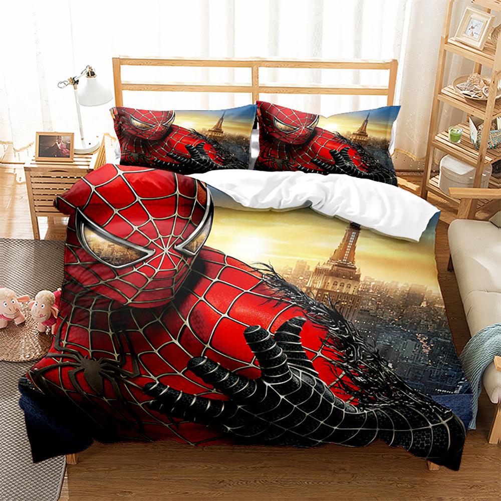 Трехпредметный комплект постельного белья с 3D цифровой печатью 90*190