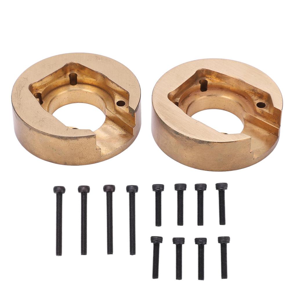 1Pair Brass Counterweight Wheel Rim Internal Counterweight for Absima Sherpa 1 10 Climbing Car Upgrade Parts