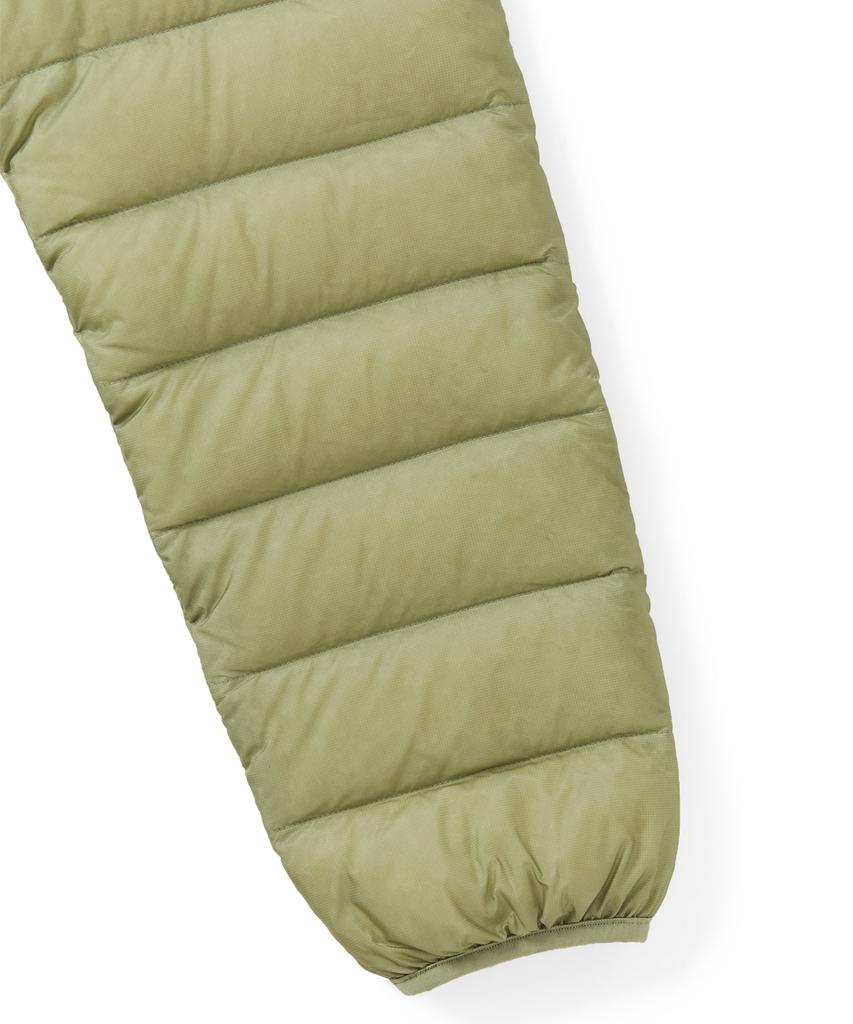 Sunlovetour Hooded Fly Light Down Jacket Khaki