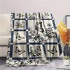Butterfly Decoration Print Flannel Blanket, High Quality Comfortable for All Seasons, Home Decor, Warmth and Comfort, Perfect for Christmas Gifts23