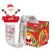 Santa Red Christmas Paper Money Box Festive Celebration Decor And Giving Gift