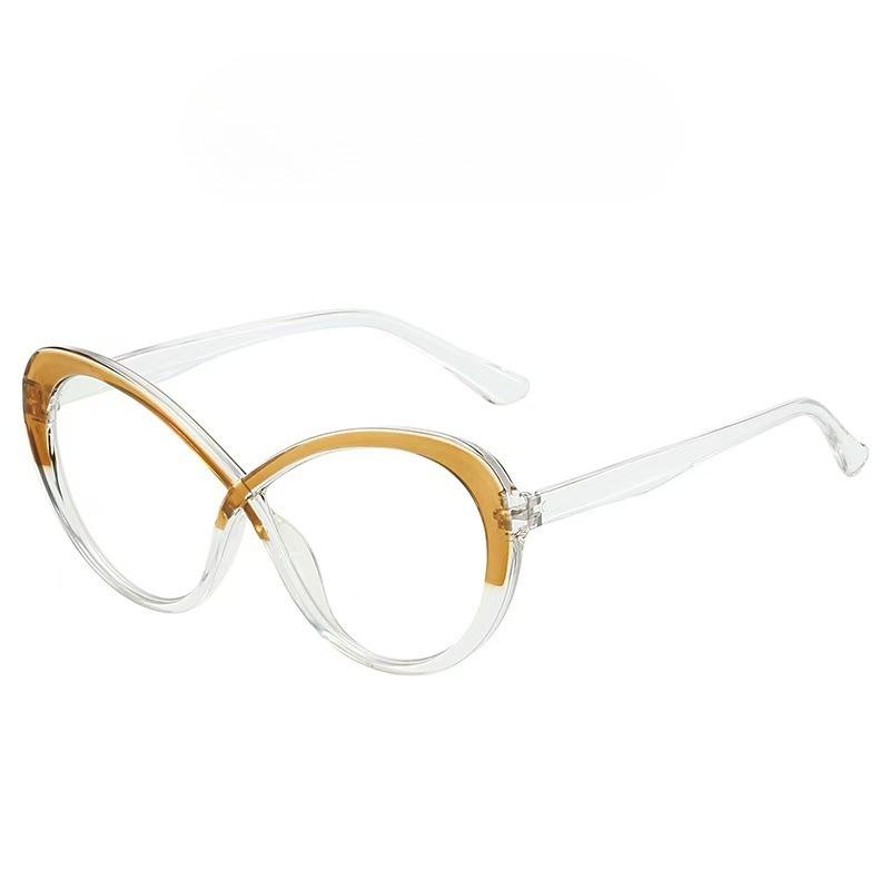 

Унисекс Оверсайз Очки для чтения «кошачий глаз» с винтажным дизайном 0 жёлтый