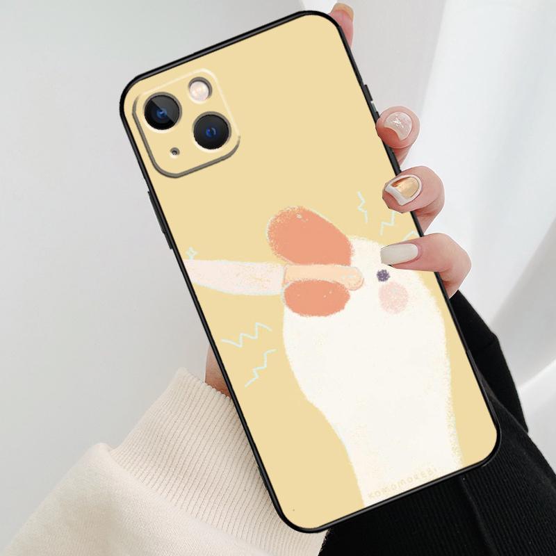 Cartoon Funny Goose Phone Case For iPhone 17 Pro Max 14 13 12 11 15 16 Pro Max mini 16 15 Plus 16e 17 Air Cover
