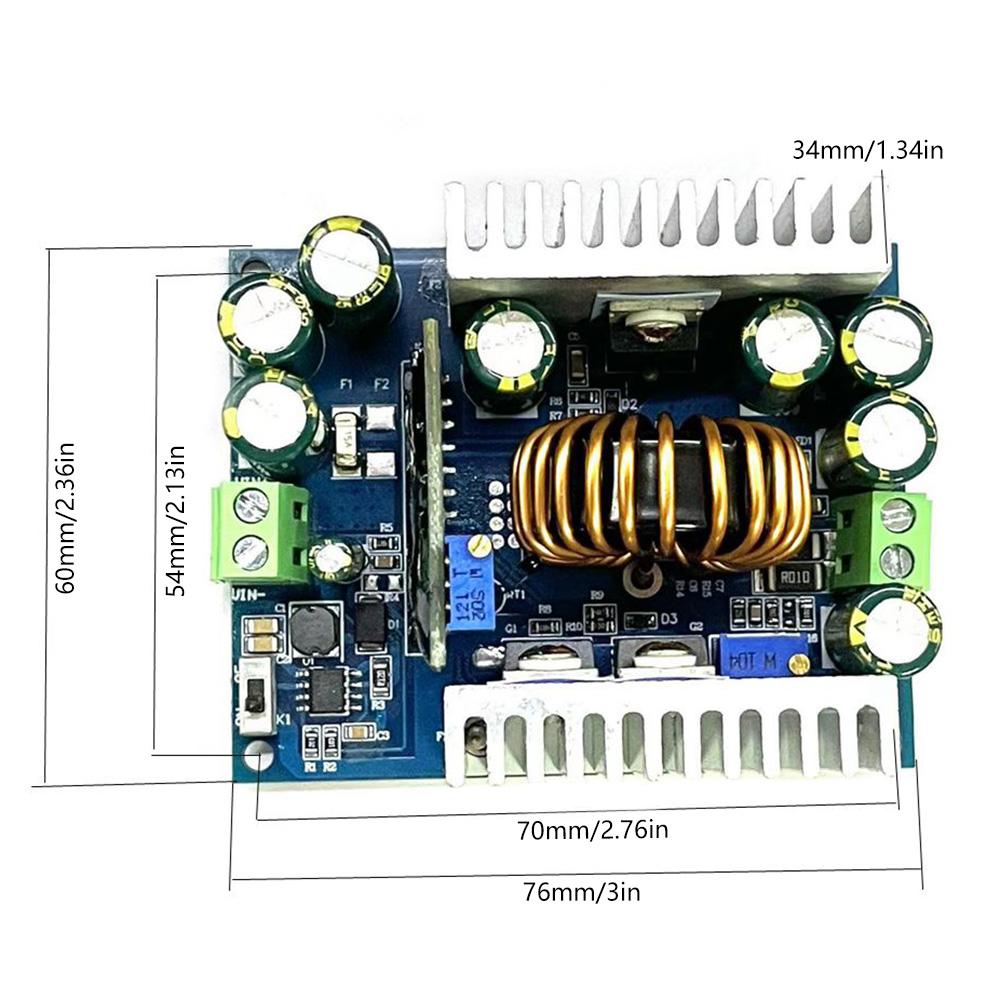 500W Step-Down Power Module Constant Voltage Constant Current DC 12-95V to 1.5-90V 18A High-Power Adjustable Step-down converter