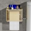 Toilet Tissue Box Wall Mounted Waterproof Nordic Perforated Paper Drawer Roll Holder Toilet Paper Holder  Paper Towel Holder
