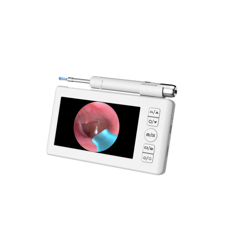 Factory wholesale cross-border hot wireless screen-visible ear pick with tweezers 2025 new