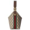 Gucci Ophidia Bandoulière Amovible Fermeture Éclair Sac à Main en Toile Suprême Monobretelle pour Femme Marron