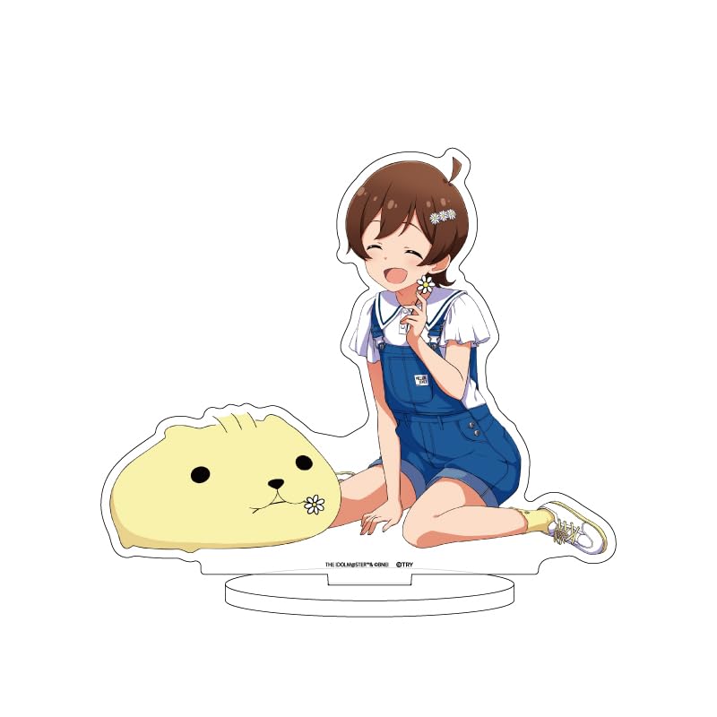 

THE MILLION x 02 Хината Киносита нарисованный персонаж акриловая фигурка IDOLM@STER LIVE! Капибара-сан и Хидамари-сан [Новая иллюстрация]