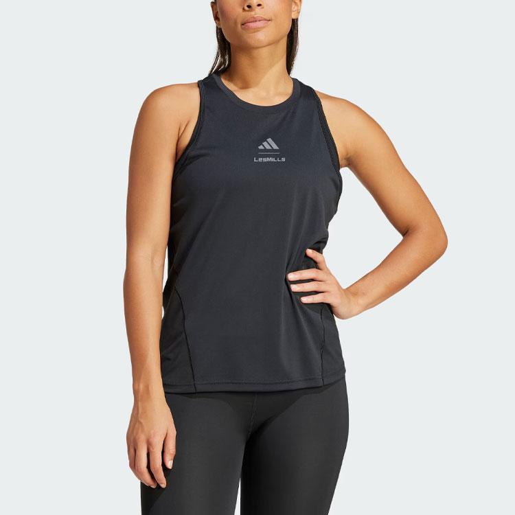 adidas Canotta Grafica Les Mills da Donna Nera Streetwear da Donna IX7982