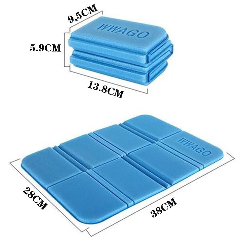 1Pc Beach Camping Mat Foldable Portable Small Picnic Pad Waterproof Moisture-Proof Pads Outdoor Xpe Foam Folding Seat Cushion