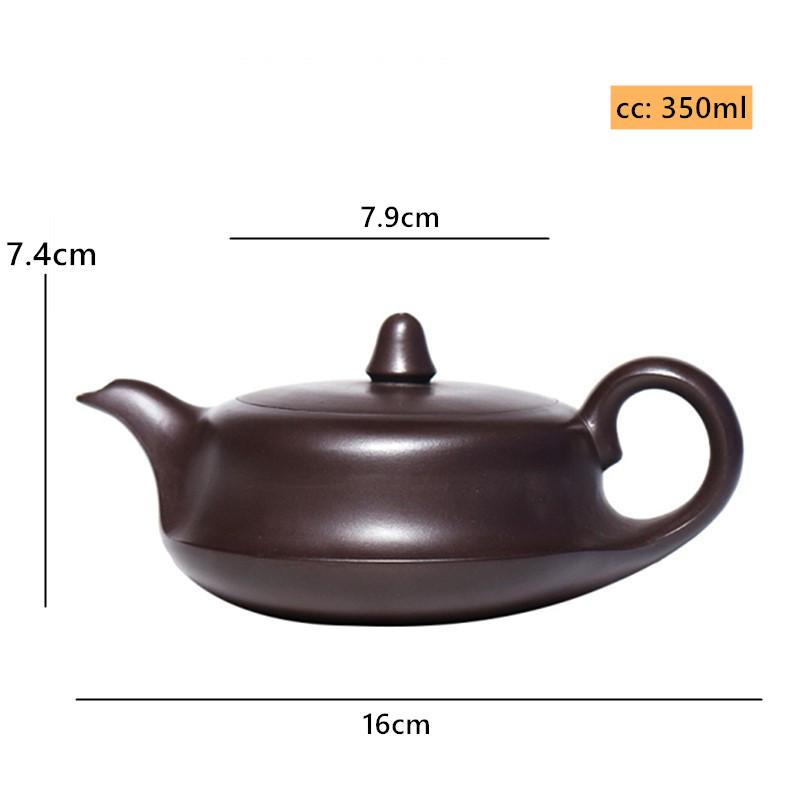 

350ml Classic Yixing Purple Clay Teapot Master Handmade Filter Kettle Custom Beauty Tea Set Chinese Zisha Tea Accessories