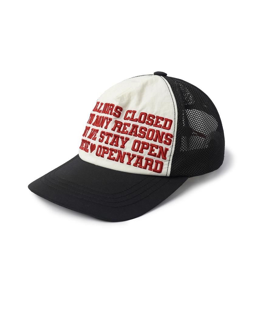 Opeunyadeu(Owai) No Exit String Mesh Cap - Ivory