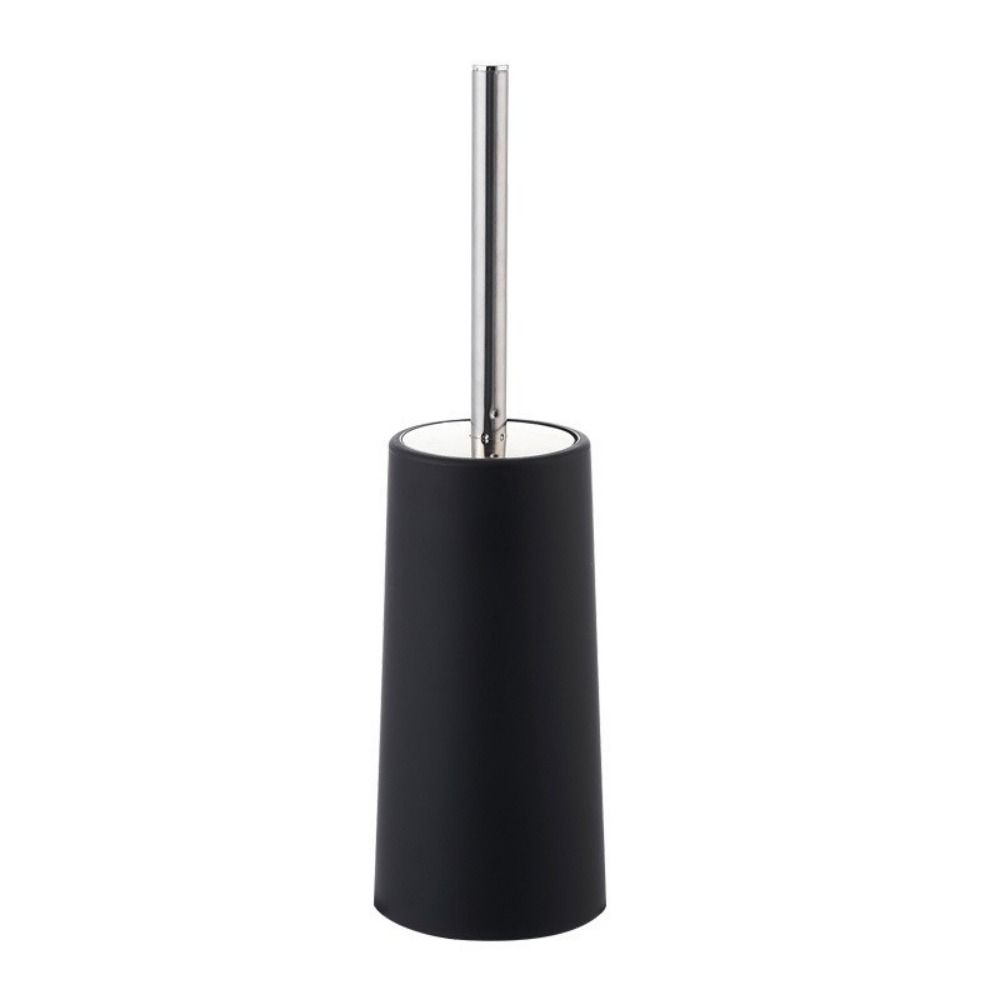 Splash Protection Toilet Bowl Brush and Holder Stainless Steel Toilet Cleaning Brush Restroom