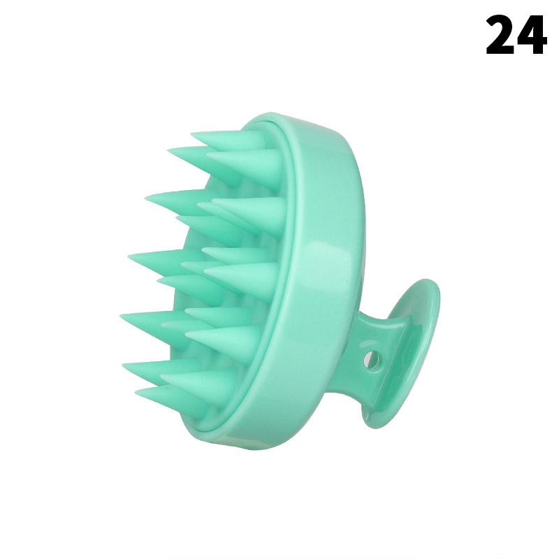 Shampoo Brush Empty Hair Shampoo Bottle With Comb Teeth Salon Treatment Oil Perm Dye Bottle Color Plastic Dry Cleaning Bottle
