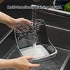 Drain Basket Portable Fruit Colander Large Capacity Food Grade BPA Free Sink Drain Basket Strainer Vegetable Washing Bowl