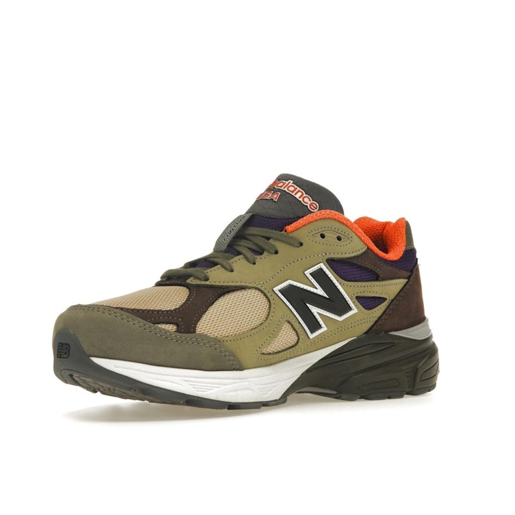 Teddy Santis x New Balance 990v3 Laget i USA Tan Orange Unisex Sneakers Brun Blå M990BT3