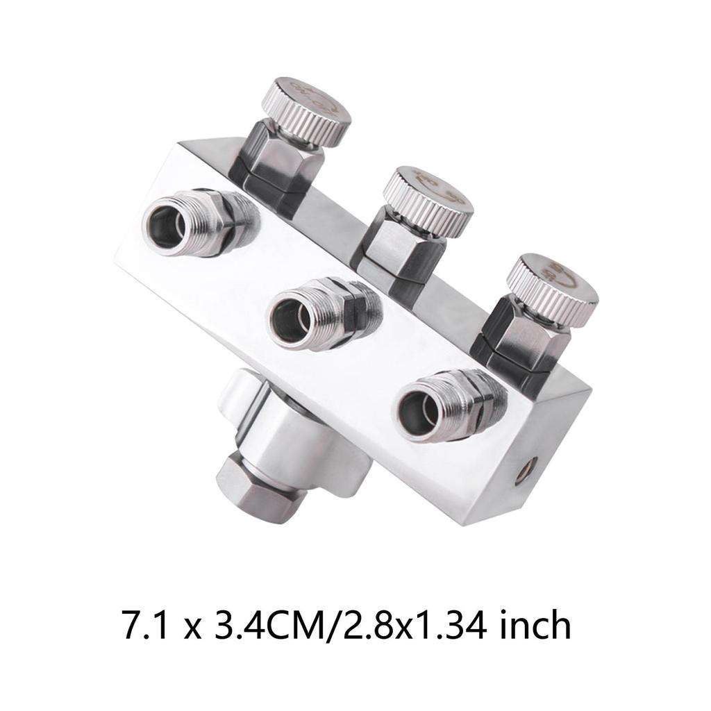 Airbrush Adaptor Professional Air Brush Painting Fitting Repair Tool Adjustment Splitter Airbrush Hose Portable Accessories