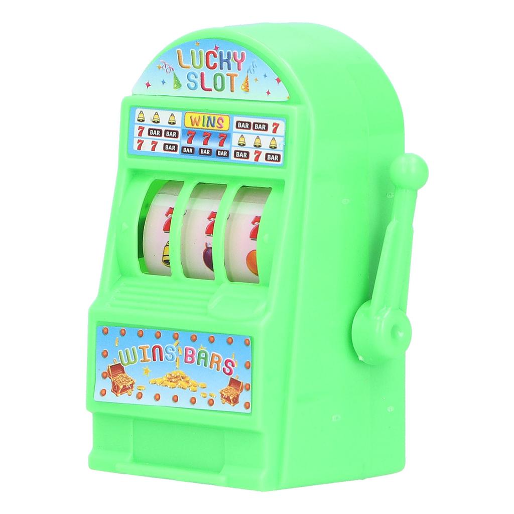Mini Slot Machine Toy Lightweight Lucky Slot Machine Bank with Spinning Reel for Creative Festival Gift